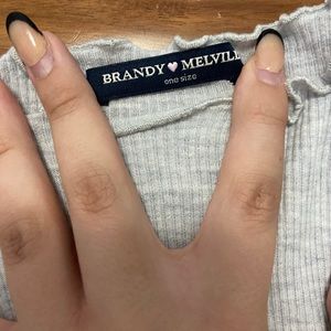 Brandy Melville grey long sleeve